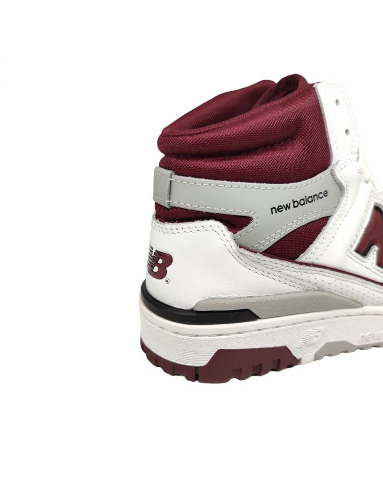 NEW BALANCE - 650 Shoes White/Bordeaux