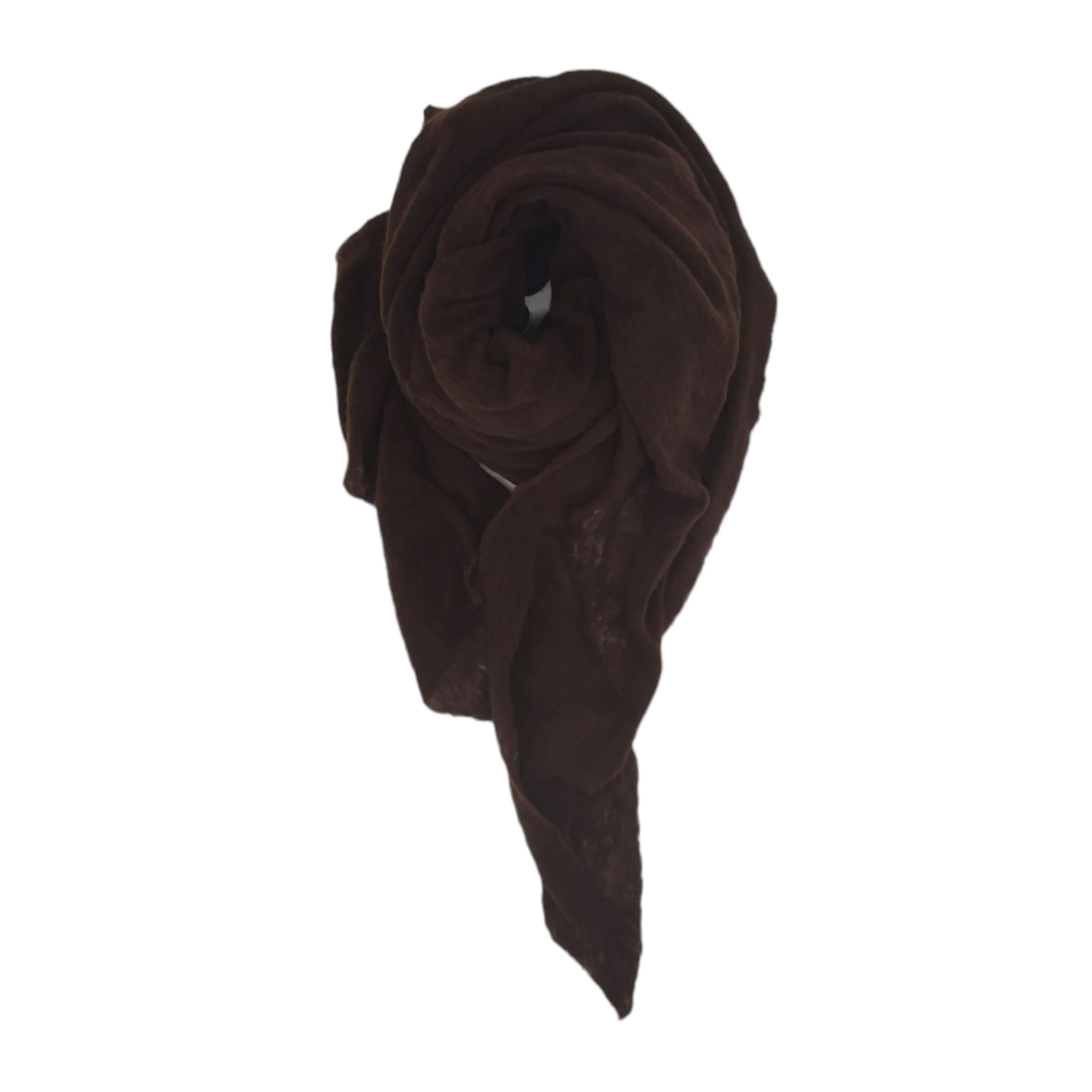 PIN 1876 BY BOTTO GIUSEPPE - Women's Diamond Scarf Coffee