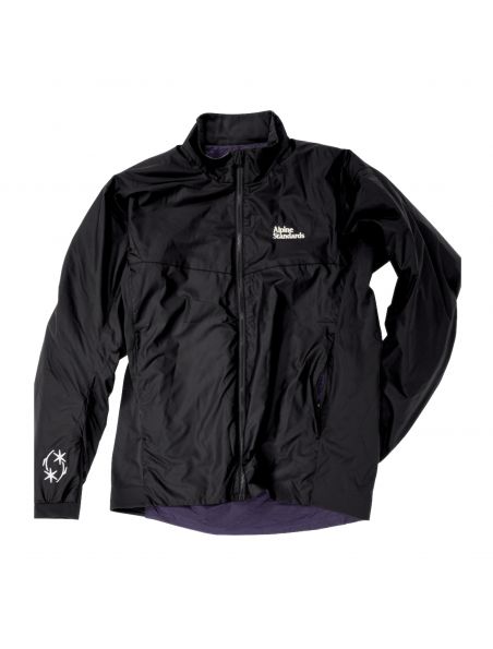 ALPIBIANCOGRATBLACK Mann Biancograt Hybrid Jacke Jet Black - Fabbrica Ski Sises Biella