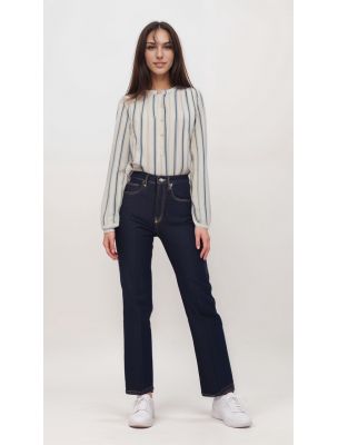 TRUEZELDAOPENBLUERIN Pantalones Zelda Open Mujer Blue Wash - Fabbrica Ski Sises Biella