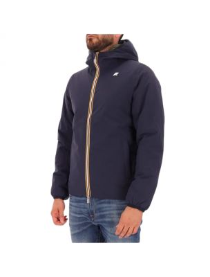 KWAYK6128VWAG5 Mann Jack Warm Reversible Jacke Blue Depth/Green Blackish - Fabbrica Ski Sises Biella