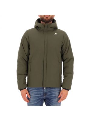KWAYK6128VWAG5 Mann Jack Warm Reversible Jacke Blue Depth/Green Blackish - Fabbrica Ski Sises Biella