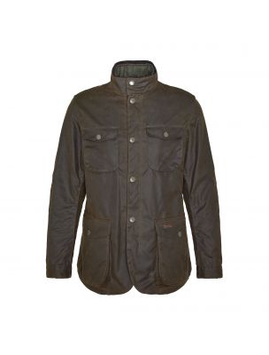BARBMWX0700MWXOL51 Mann Ogston Jacke Olive - Fabbrica Ski Sises Biella