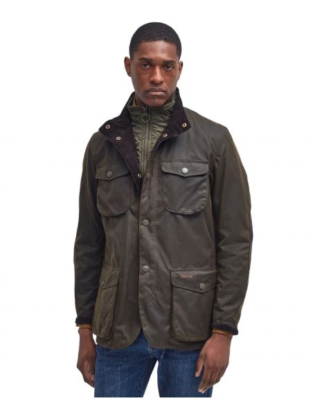 BARBMWX0700MWXOL51 Men's Ogston Jacket Olive - Fabbrica Ski Sises Biella