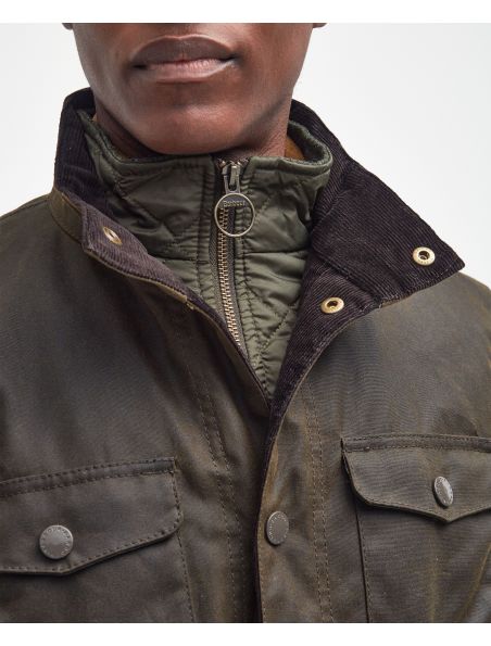 BARBMWX0700MWXOL51 Men's Ogston Jacket Olive - Fabbrica Ski Sises Biella