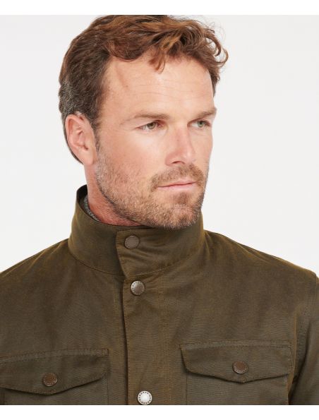 BARBMWX0700MWXOL51 Men's Ogston Jacket Olive - Fabbrica Ski Sises Biella