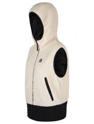 MONTMVVC77W003 Women's Sherpa Vest Cream - Fabbrica Ski Sises Biella
