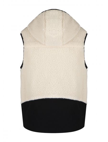 MONTMVVC77W003 Chaleco Sherpa Mujer Cream - Fabbrica Ski Sises Biella