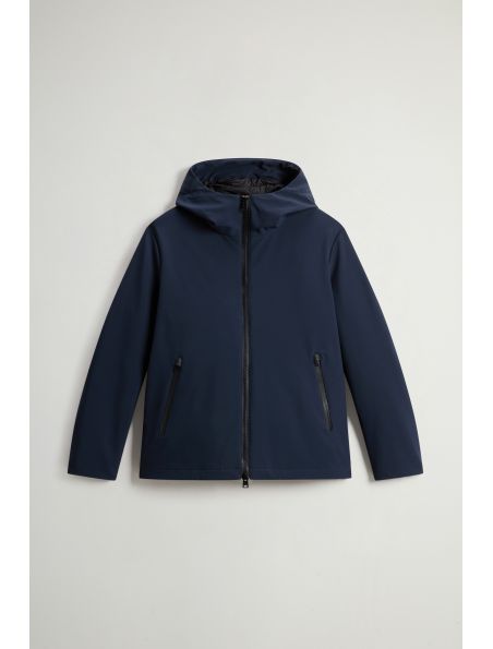 WOOLCFWOOU10473989 Men's Pacific Softshell Jacket Melton Blue - Fabbrica Ski Sises Biella