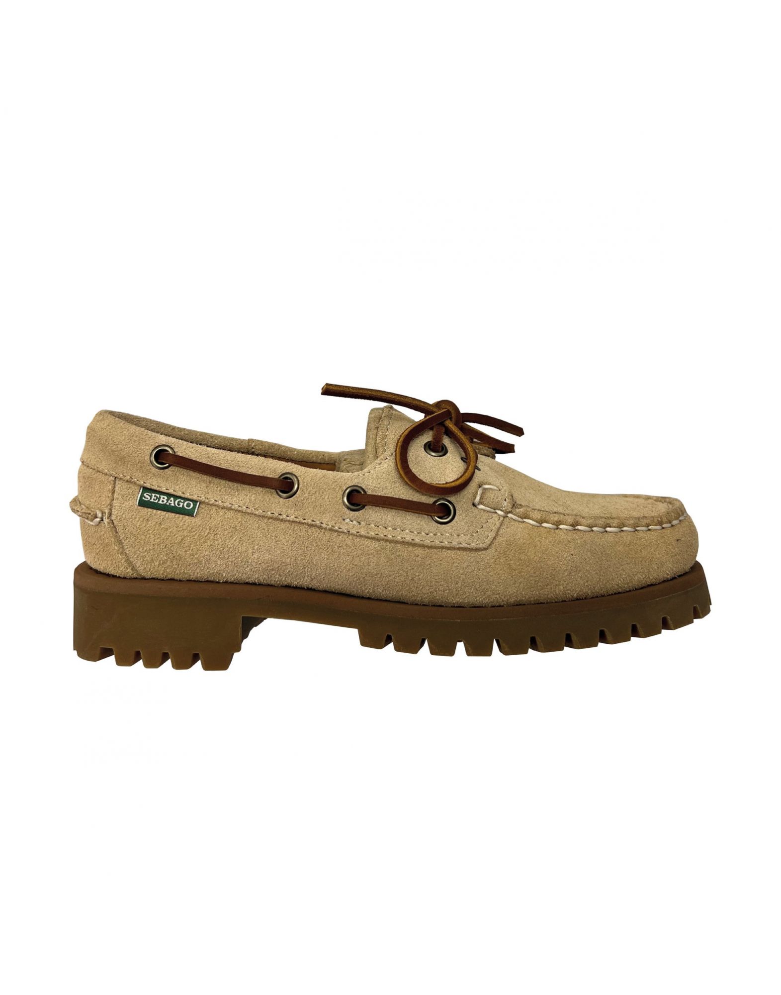 SEBAGO Scarpe Ranger Suede Donna Beige Camel - Fabbrica Ski Sises Biella