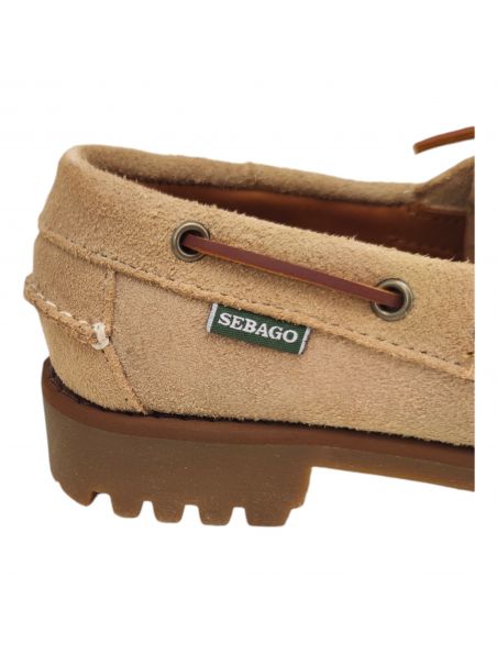 SEBAGO Scarpe Ranger Suede Donna Beige Camel - Fabbrica Ski Sises Biella