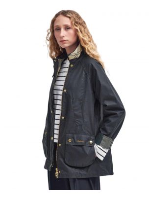 BARBLWX1402SG51 Veste Modern Beadnell Femme Sage - Fabbrica Ski Sises Biella