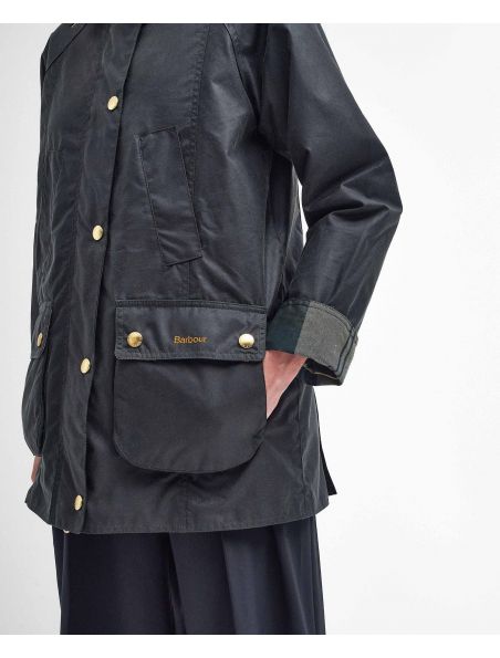 BARBLWX1402SG51 Frau Modern Beadnell Jacke Sage - Fabbrica Ski Sises Biella