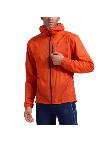 LA SPORTIVA Giacca Ethereal Pro Uomo Cherry Tomato/Carbon - Fabbrica Ski Sises Biella