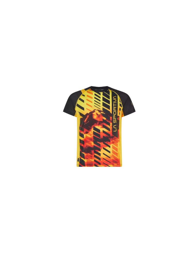 LA SPORTIVA T-shirt Wave Uomo Gialla - Fabbrica Ski Sises Biella LA SPORTIVA T-shirt Wave Uomo Gialla - Fabbrica Ski Sises Biella